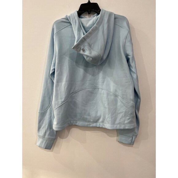 NWTD SWEATY BETTY Size 12 Sprinter Run Hoodie ALPINE BLUE MSRP $118 - Picture 8 of 16